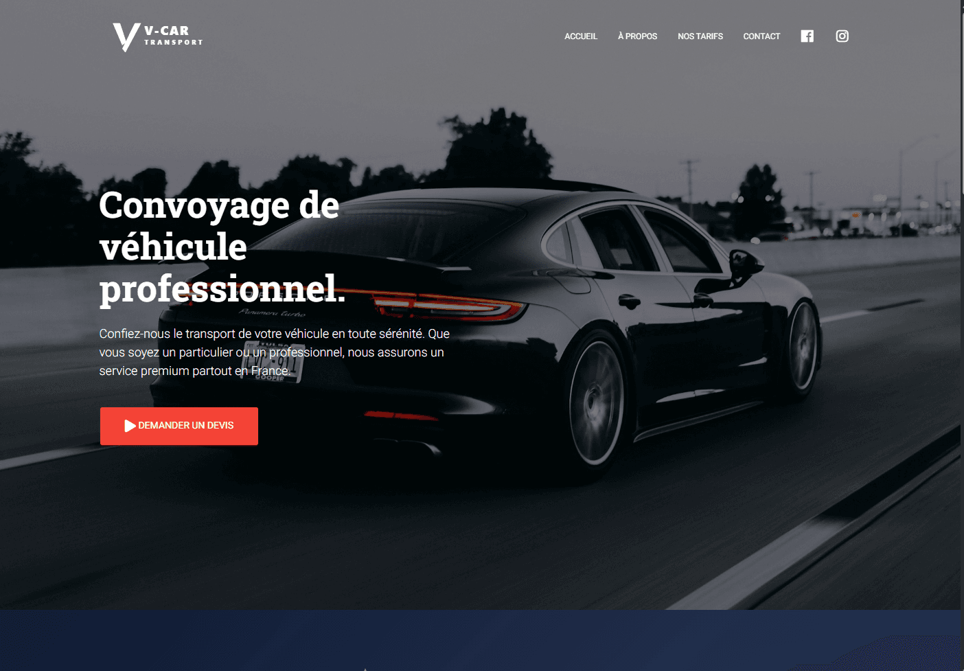 Plateforme de convoyage V-Car