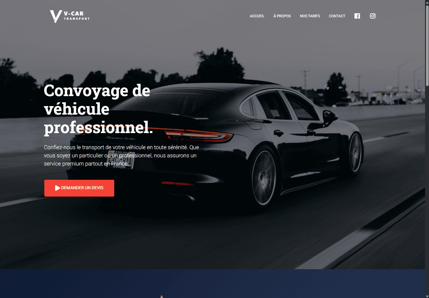 Plateforme de convoyage V-Car