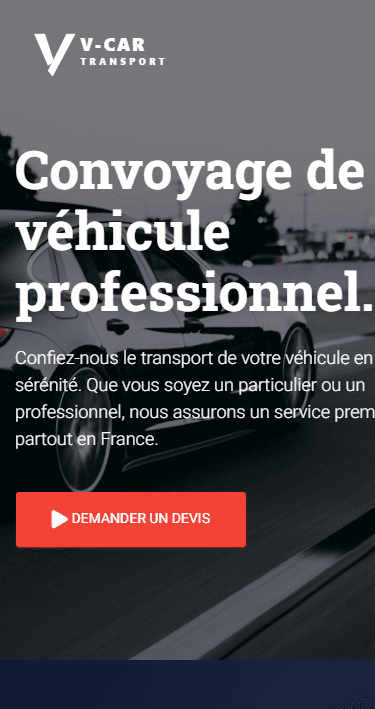 Mobile Plateforme de convoyage V-Car